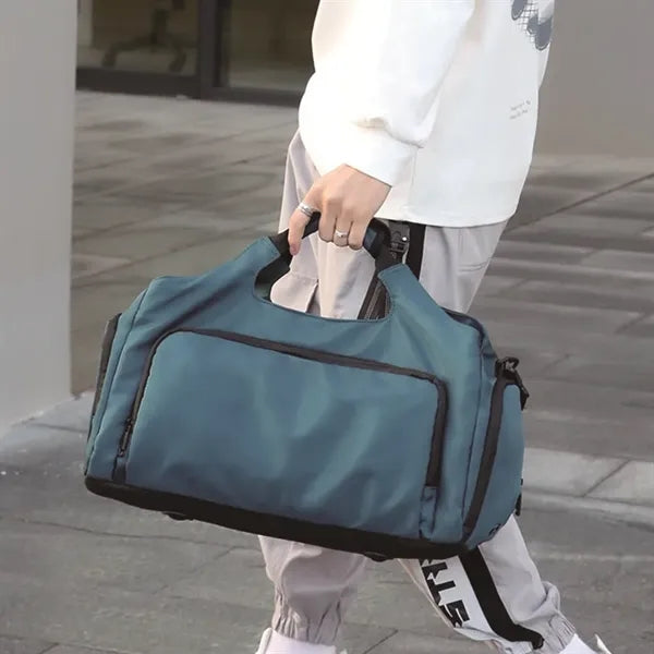 Waterproof Gym Duffel Bag Crossbody Backpack