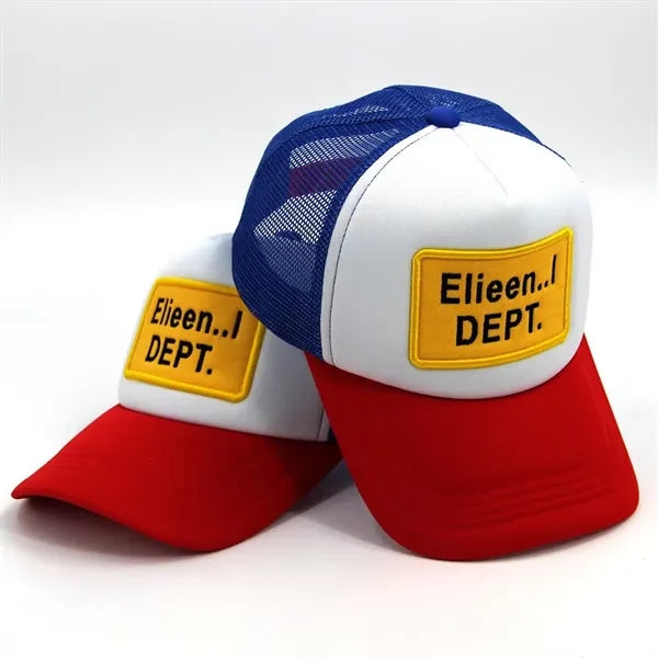 Classic Foam Mesh Back Trucker Hats Embroidery 5 Panel Cap