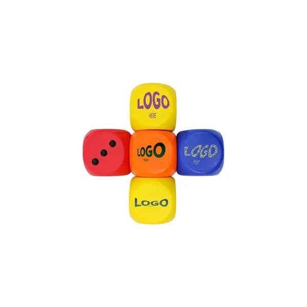 PU Dice Foam Stress Reliever Ball