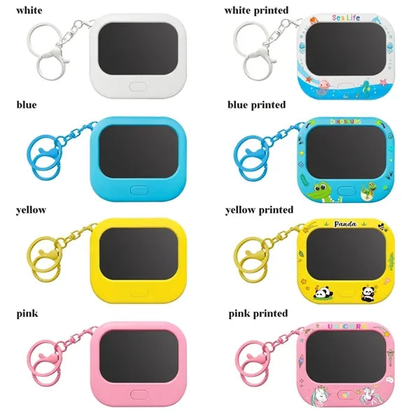 Mini Graffiti Drawing Board Keychain