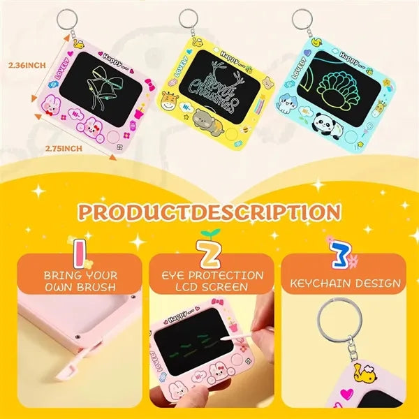 Mini Graffiti Drawing Board Keychain