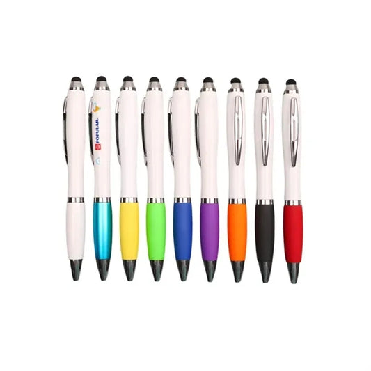 Antimicrobial Custom Stylus Pen w/ Rubber Grip