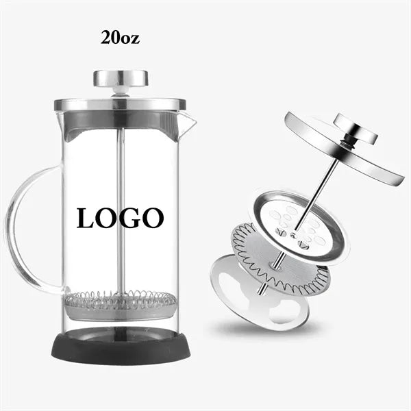 20OZ Borosilicate Glass Tea Press