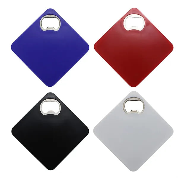 Square Bottle Opener Coaster