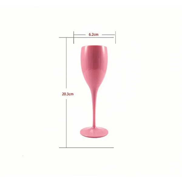 Plastic Wine Glasses Party Champagne Flutes