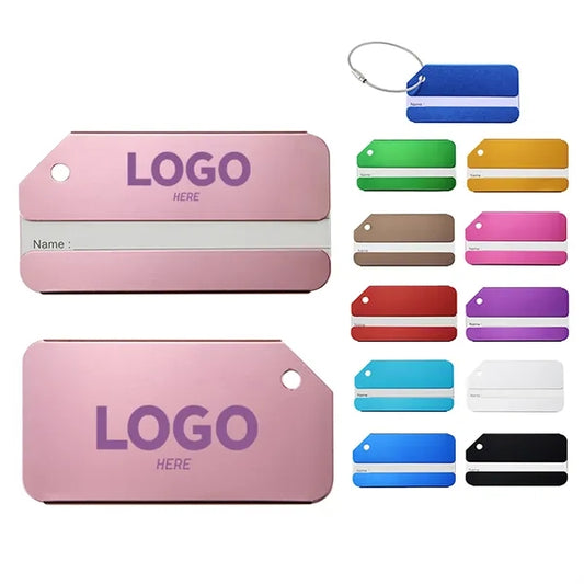 Aluminum Luggage Tag with Name Card