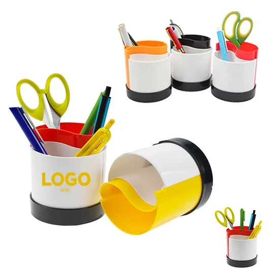 Round Foldable Pen Holder