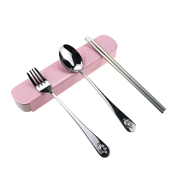 3 in 1 Stainless Steel Flatware Tableware Set
