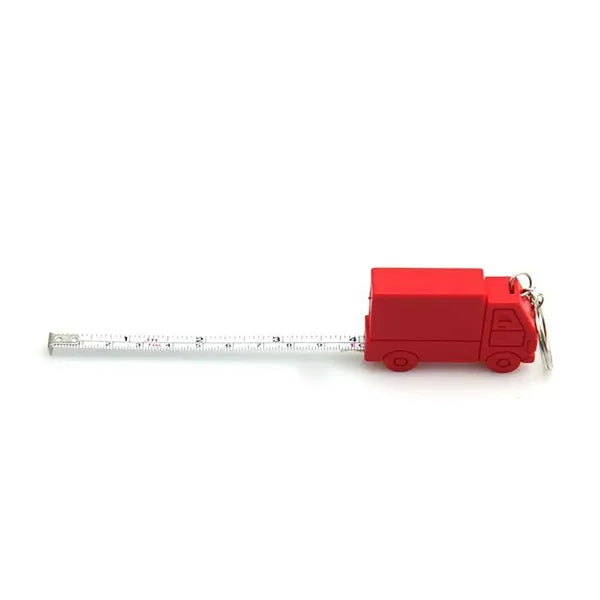 1m/3ft Mini Truck Shape Tape Measure Keychain