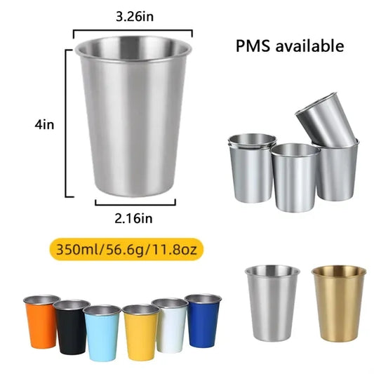 12Oz Stainless Steel Cups