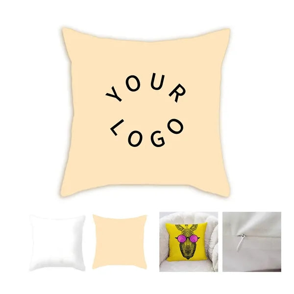 Pillow Case Linen Zipper