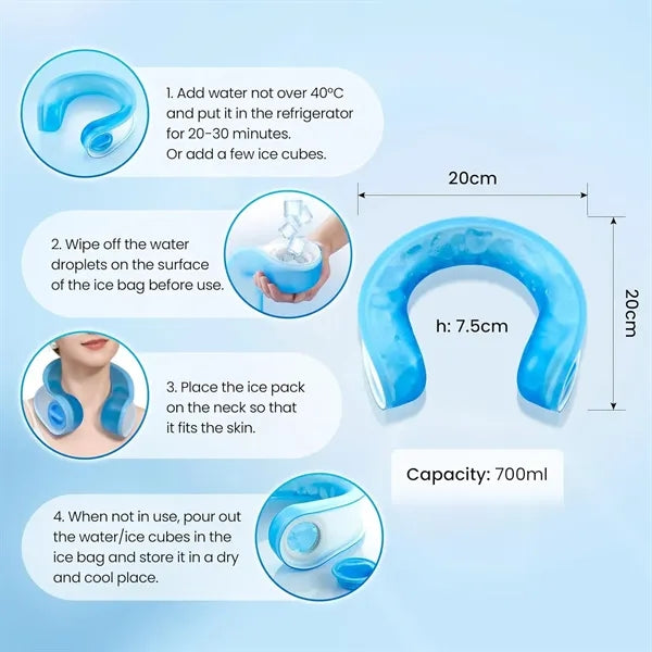 Portable PVC Neck Cooler