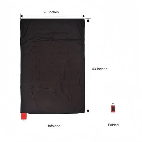 Picnic Blanket Mini Pocket Beach Mat Foldable Lightweight