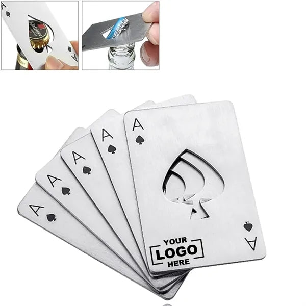 Ace Poker Bottle Opener