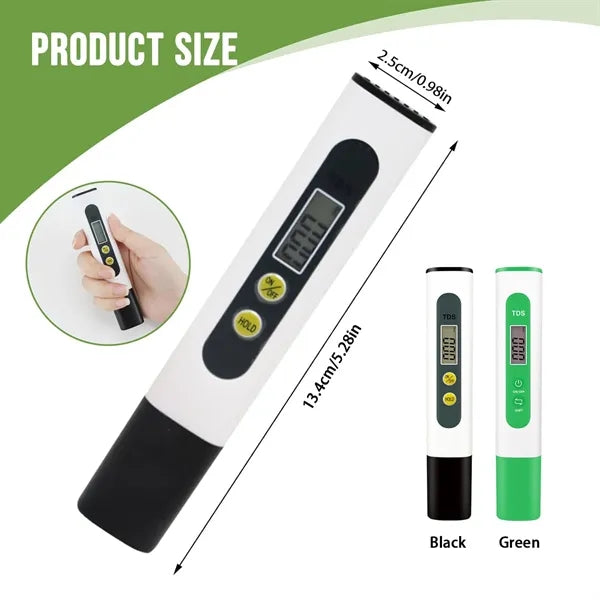 Accurate TDS 0-9990ppm Water Quality Testing Meter