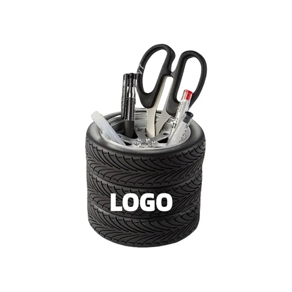 Creative Tire Design Pen Holder