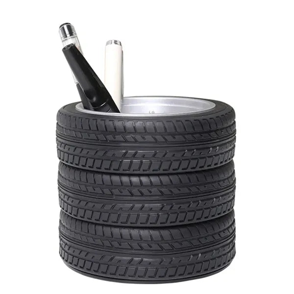 Creative Tire Design Pen Holder