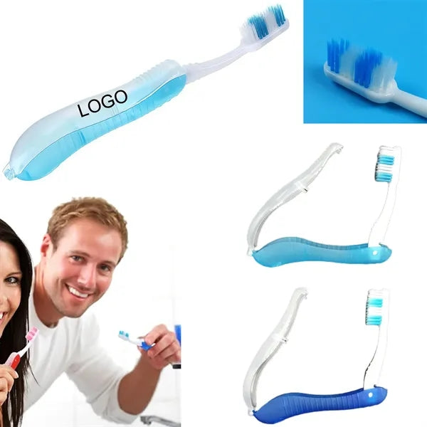 Foldable Travel Toothbrush With Soft Bristles