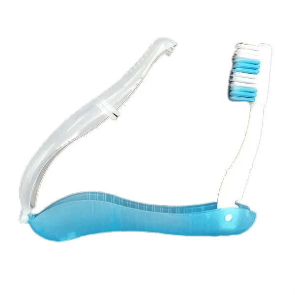 Foldable Travel Toothbrush With Soft Bristles