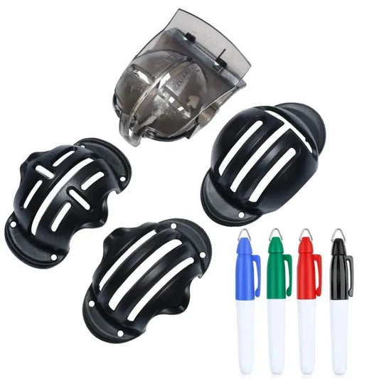 Golf Ball Marker Line Drawing Pens with Keychain