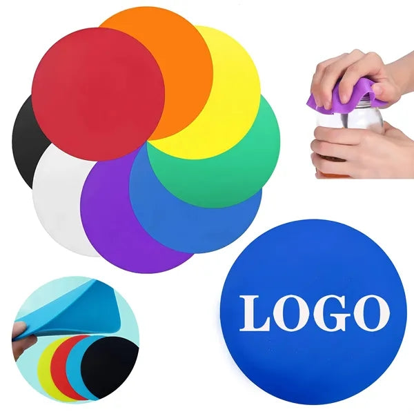 4.9" Silicone Rubber Jar Opener/Gripper Pad/Coaster