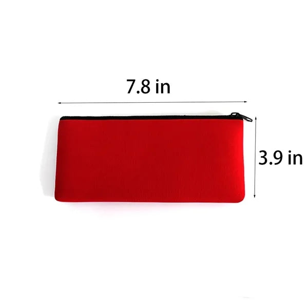 Neoprene Pen Case Zipper Bag