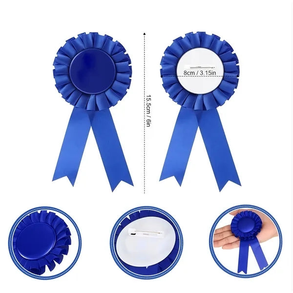 Rosette Button Pins