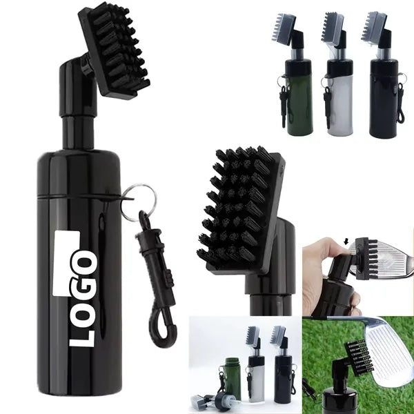 Golf Club Spray Brush: Squeeze To Clean & Play Anywhere