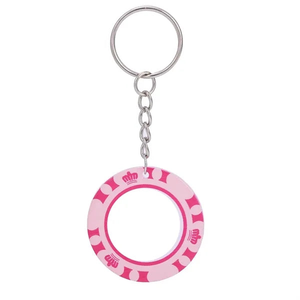 Acrylic Chip Keychain