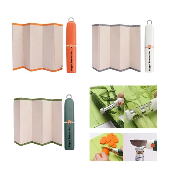5in1 Collapsible Cutting Board Knife Set