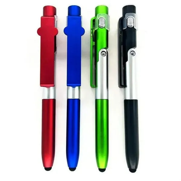 Stylus Pen with LED Light Foldable Phone Holder Stand
