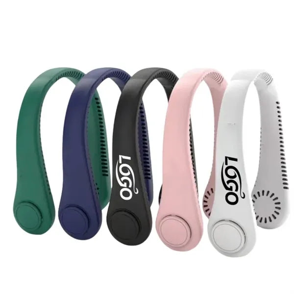 Portable Adjustable Neck Fan Made of ABS Plastic Rechargeabl