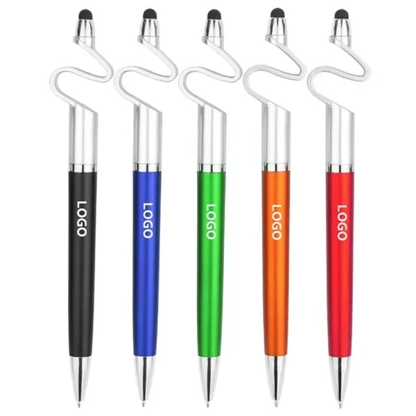 Multifunctional 3 in 1 Phone Holder Stand Stylus Pens