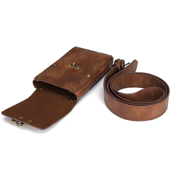 Vintage Leather Waist Bag