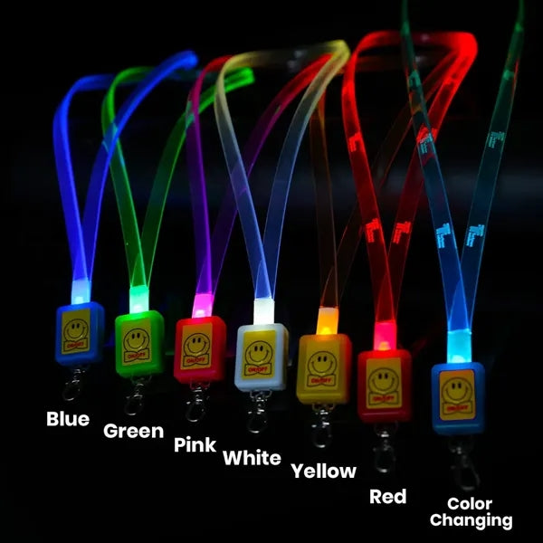 LED Light Up Neon Lanyard