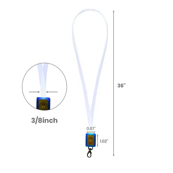 LED Light Up Neon Lanyard