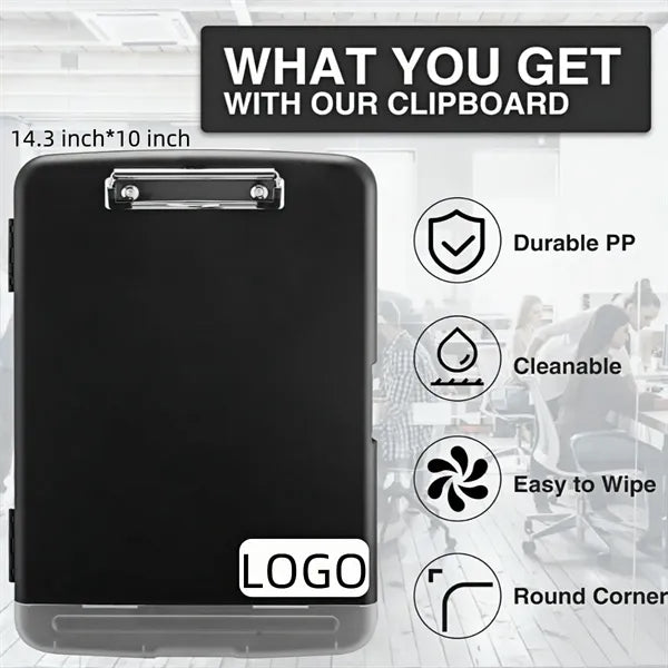 High Capacity Clipboard With Storage Case