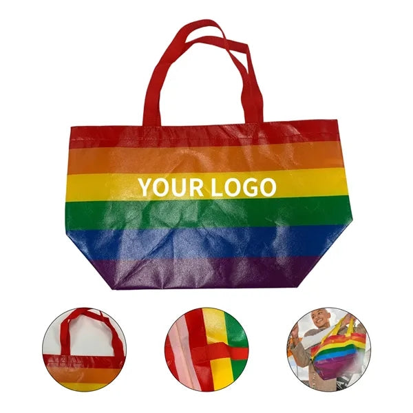 Tote Bag Non Woven Rainbow