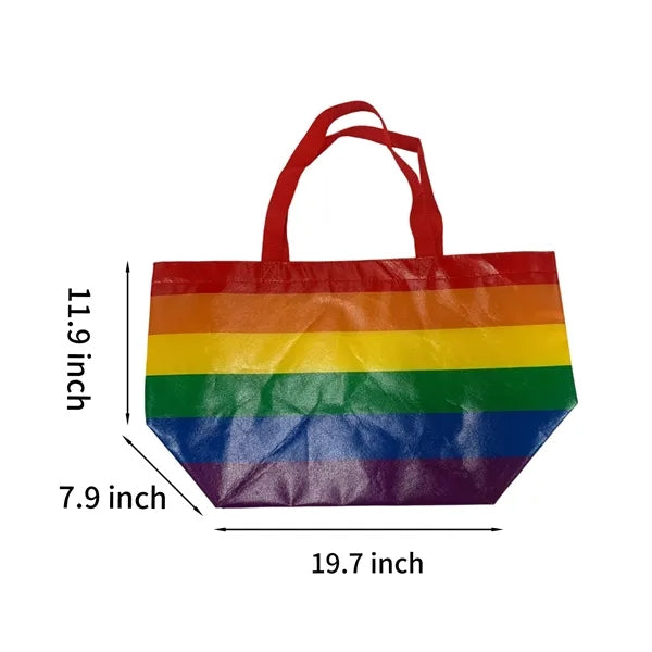 Tote Bag Non Woven Rainbow