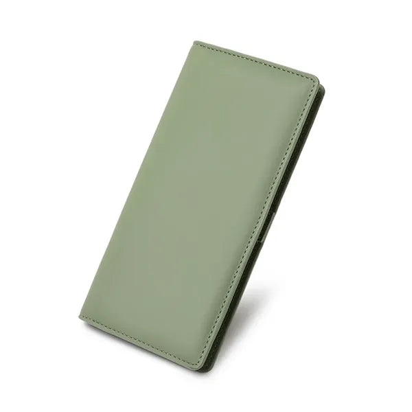 Green Women's Wallet PU Leather