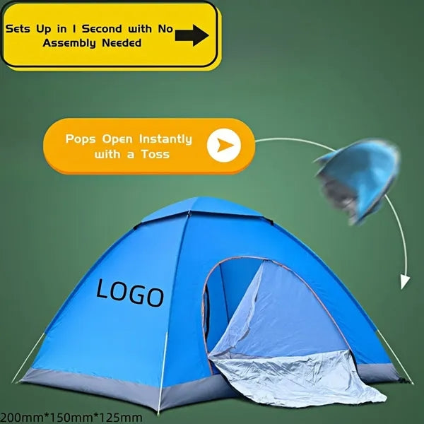 Instant Setup 2 Person Tent Lightweight Waterproof Portable