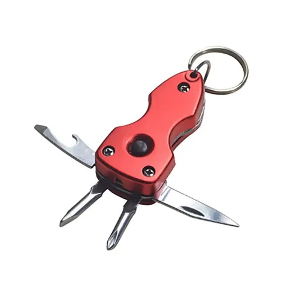 Multi Function Key Chain Tools with LED Torch