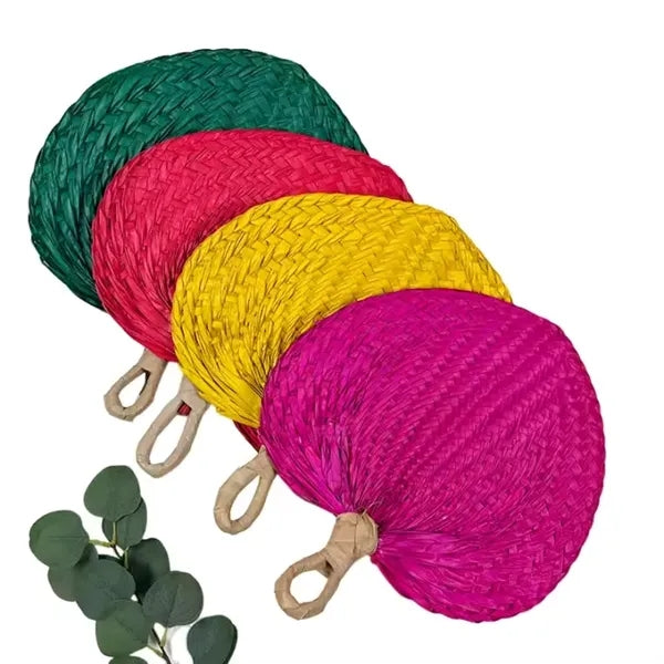 Hand Made Rattan Fan