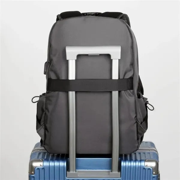 Casual Laptop Backpack With USB Charging Port