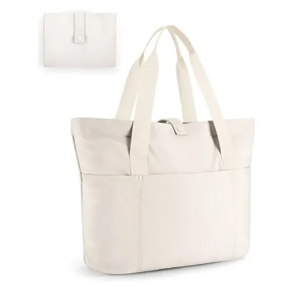 Foldable Tote Bag With Zipper
