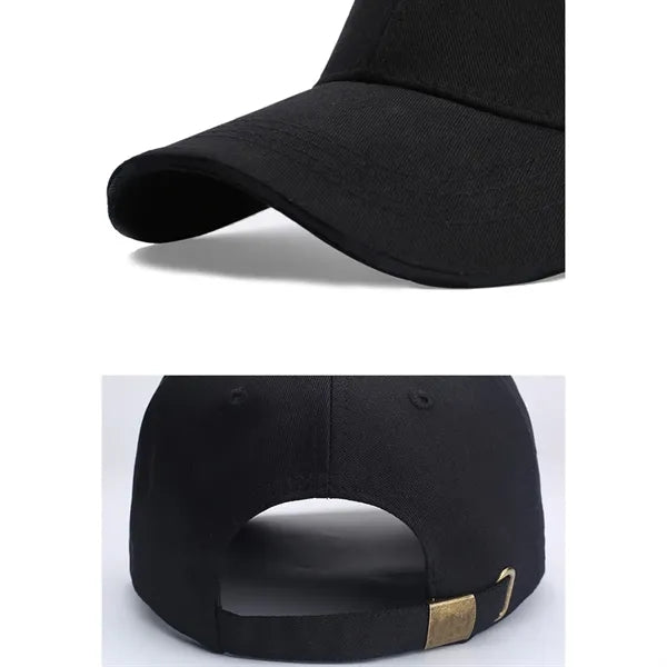 Sports Solid Cotton Baseball Cap