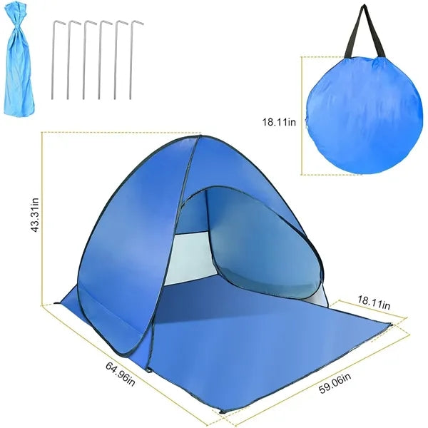 Beach Tent UV Protection Waterproof Portable Shade