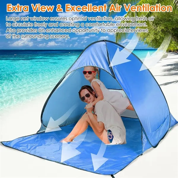 Beach Tent UV Protection Waterproof Portable Shade