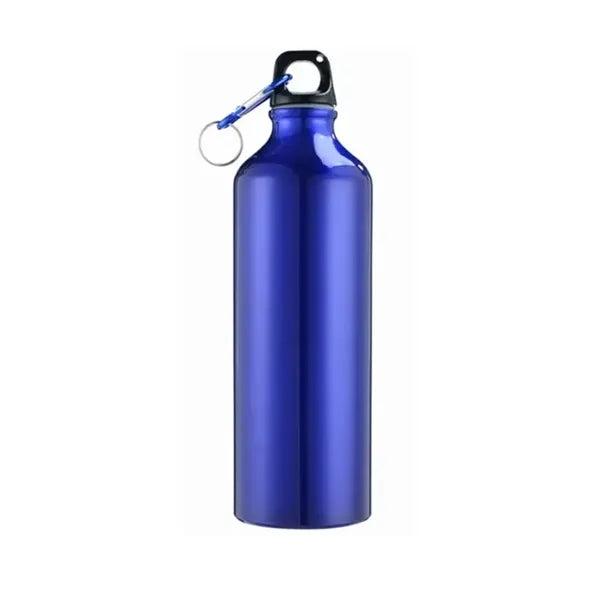 25 Oz Aluminum Water Sport Bottle Flask With Carabiner