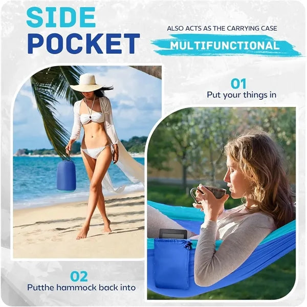 Portable Hammocks with Two Tree Straps